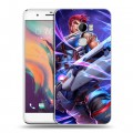 Дизайнерский пластиковый чехол для HTC One X10 Overwatch