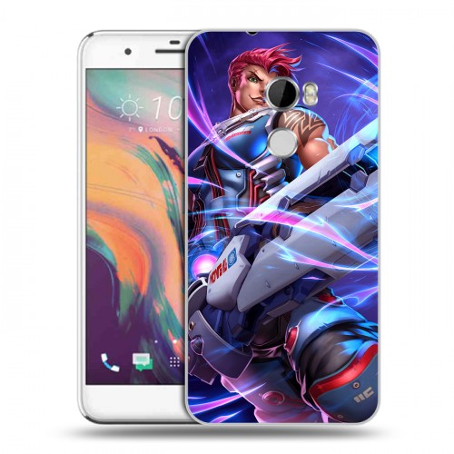 Дизайнерский пластиковый чехол для HTC One X10 Overwatch