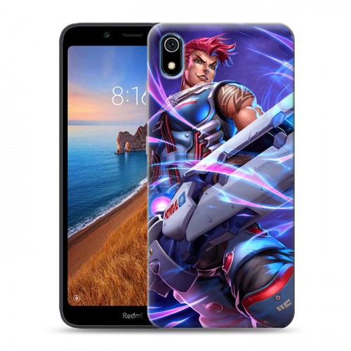 Дизайнерский силиконовый чехол для Xiaomi RedMi 7A Overwatch