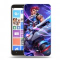 Дизайнерский пластиковый чехол для Nokia Lumia 1320 Overwatch