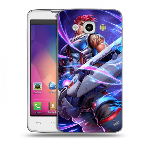 Дизайнерский пластиковый чехол для LG L60 Overwatch