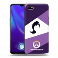 Дизайнерский силиконовый с усиленными углами чехол для OPPO A1k Overwatch