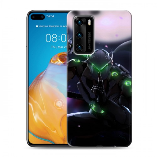 Дизайнерский пластиковый чехол для Huawei P40 Overwatch