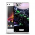 Дизайнерский пластиковый чехол для Sony Xperia L Overwatch