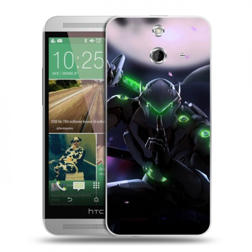 Дизайнерский пластиковый чехол для HTC One E8 Overwatch