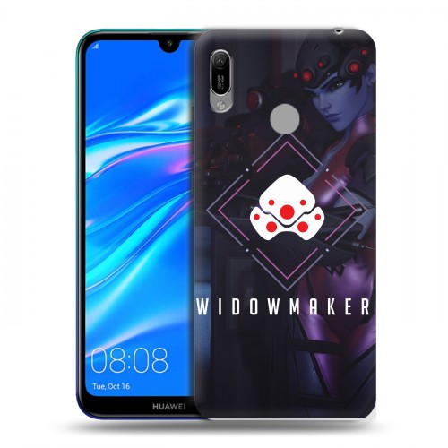 Дизайнерский пластиковый чехол для Huawei Y6 (2019) Overwatch