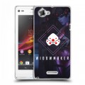 Дизайнерский пластиковый чехол для Sony Xperia L Overwatch