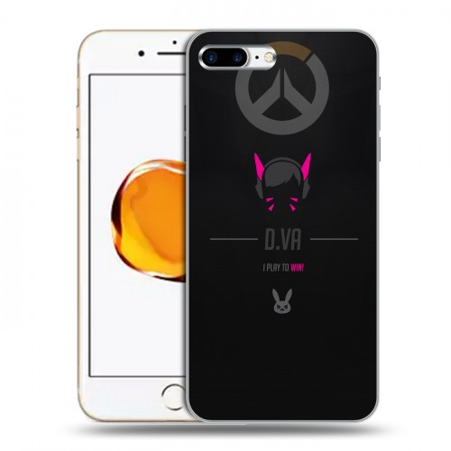 Дизайнерский пластиковый чехол для Iphone 7 Plus / 8 Plus Overwatch