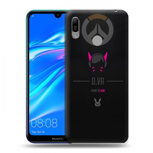 Дизайнерский пластиковый чехол для Huawei Y6 (2019) Overwatch