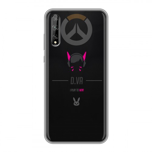 Дизайнерский силиконовый чехол для Huawei Y8p Overwatch