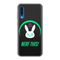 Дизайнерский силиконовый чехол для Samsung Galaxy A50 Overwatch