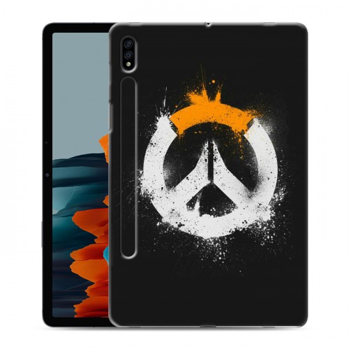 Дизайнерский силиконовый чехол для Samsung Galaxy Tab S7 Overwatch