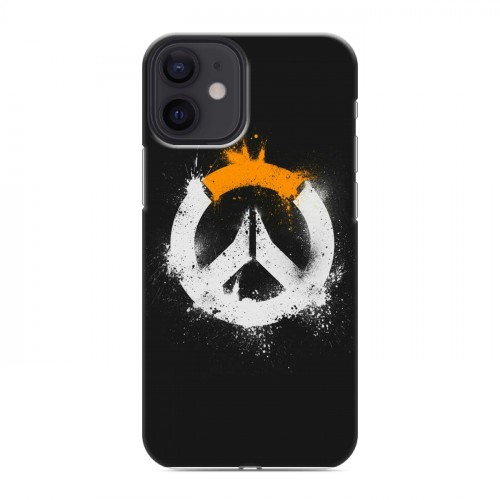 Дизайнерский силиконовый с усиленными углами чехол для Iphone 12 Mini Overwatch