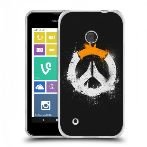 Дизайнерский пластиковый чехол для Nokia Lumia 530 Overwatch