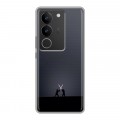 Дизайнерский силиконовый с усиленными углами чехол для Vivo V29 Звездные войны