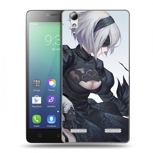 Дизайнерский силиконовый чехол для Lenovo A6010 NieR:Automata