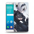 Дизайнерский пластиковый чехол для Huawei ShotX NieR:Automata