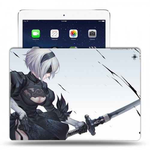 Дизайнерский силиконовый чехол для Ipad (2017) NieR:Automata