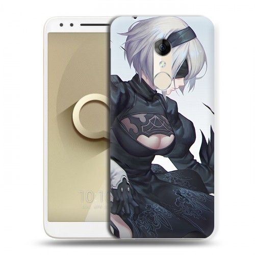 Дизайнерский пластиковый чехол для Alcatel 3 NieR:Automata