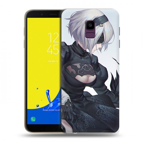 Дизайнерский пластиковый чехол для Samsung Galaxy J6 NieR:Automata