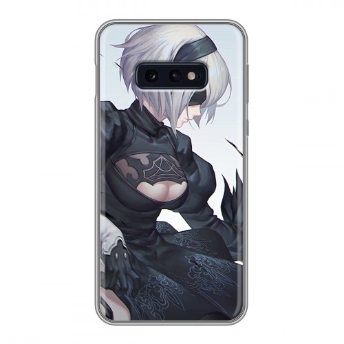 Дизайнерский силиконовый чехол для Samsung Galaxy S10e NieR:Automata