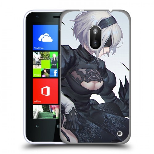 Дизайнерский пластиковый чехол для Nokia Lumia 620 NieR:Automata