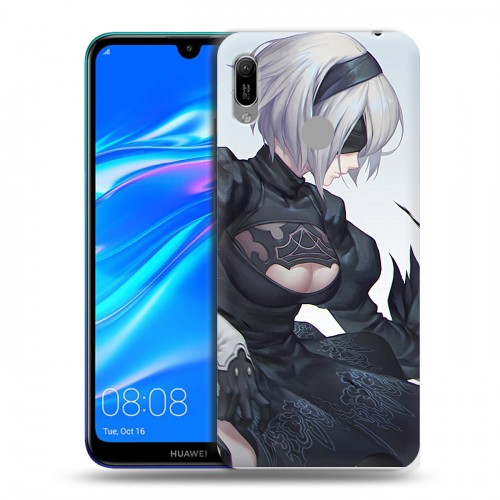 Дизайнерский пластиковый чехол для Huawei Y6 (2019) NieR:Automata