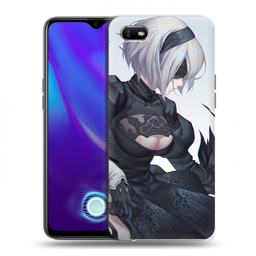 Дизайнерский силиконовый с усиленными углами чехол для OPPO A1k NieR:Automata