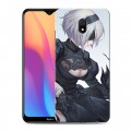 Дизайнерский силиконовый с усиленными углами чехол для Xiaomi RedMi 8A NieR:Automata