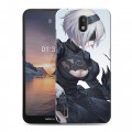 Дизайнерский силиконовый чехол для Nokia 1.3 NieR:Automata