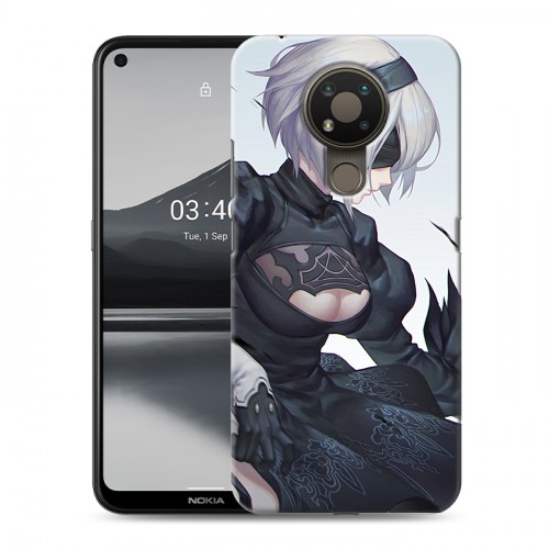 Дизайнерский силиконовый чехол для Nokia 3.4 NieR:Automata