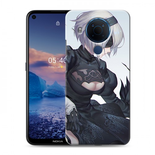 Дизайнерский силиконовый чехол для Nokia 5.4 NieR:Automata