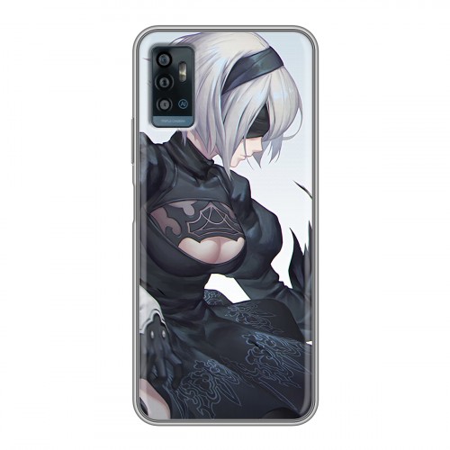 Дизайнерский силиконовый чехол для ZTE Blade A71 NieR:Automata