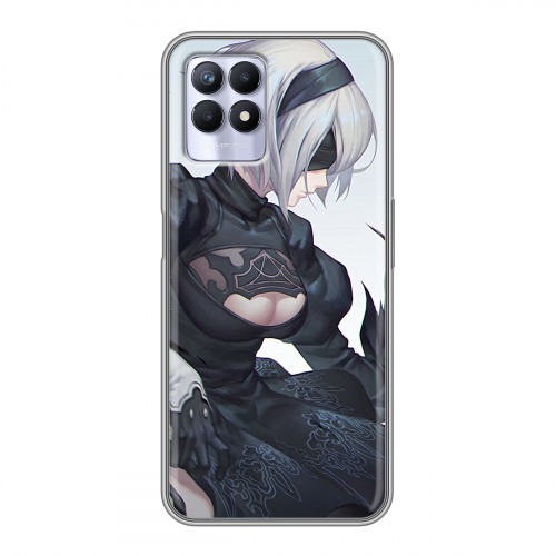 Дизайнерский силиконовый чехол для Realme 8i NieR:Automata