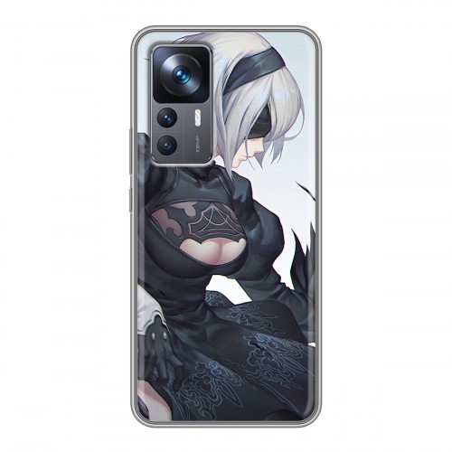 Дизайнерский силиконовый чехол для Xiaomi 12T NieR:Automata