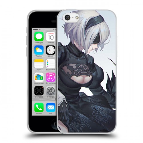 Дизайнерский пластиковый чехол для Iphone 5c NieR:Automata