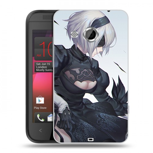 Дизайнерский пластиковый чехол для HTC Desire 200 NieR:Automata