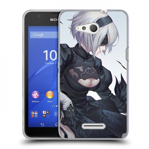 Дизайнерский пластиковый чехол для Sony Xperia E4g NieR:Automata