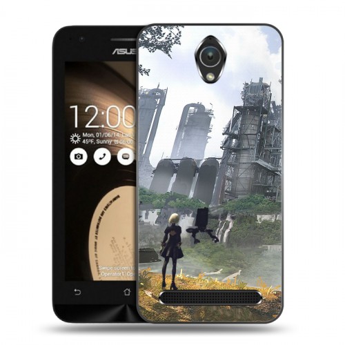 Дизайнерский пластиковый чехол для ASUS Zenfone Go NieR:Automata