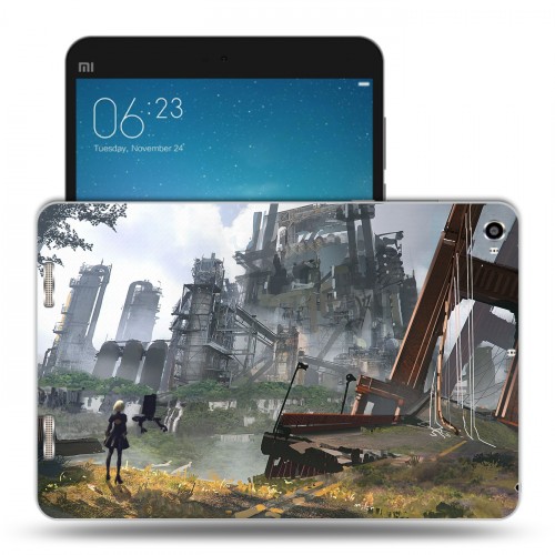 Дизайнерский силиконовый чехол для Xiaomi Mi Pad 2 NieR:Automata
