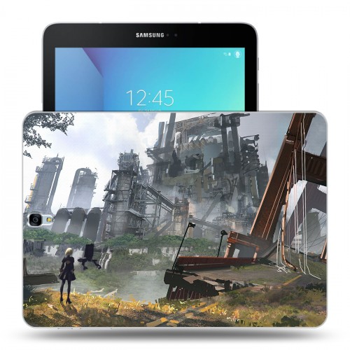 Дизайнерский силиконовый чехол для Samsung Galaxy Tab S3 NieR:Automata