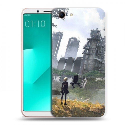 Дизайнерский пластиковый чехол для OPPO A83 NieR:Automata