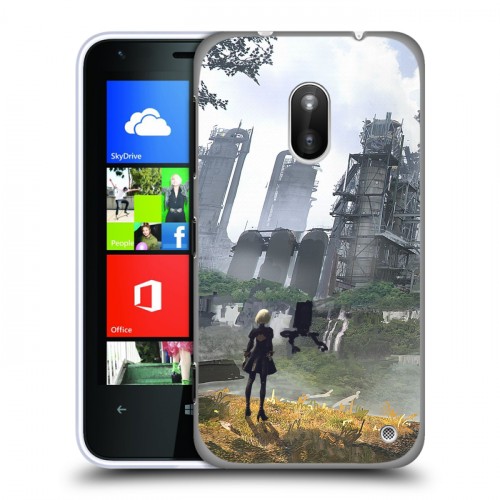 Дизайнерский пластиковый чехол для Nokia Lumia 620 NieR:Automata