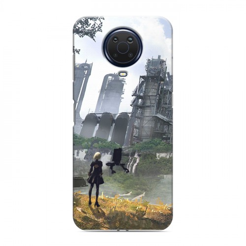 Дизайнерский силиконовый чехол для Nokia G20 NieR:Automata