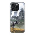 Дизайнерский силиконовый чехол для Iphone 15 Pro NieR:Automata