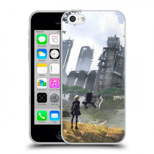 Дизайнерский пластиковый чехол для Iphone 5c NieR:Automata