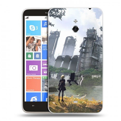 Дизайнерский пластиковый чехол для Nokia Lumia 1320 NieR:Automata