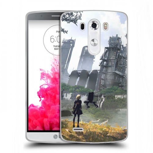 Дизайнерский пластиковый чехол для LG G3 (Dual-LTE) NieR:Automata