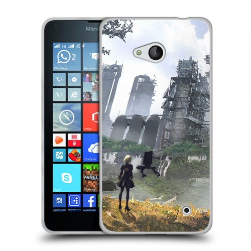 Дизайнерский пластиковый чехол для Microsoft Lumia 640 NieR:Automata