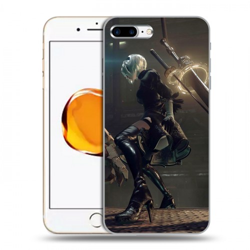 Дизайнерский пластиковый чехол для Iphone 7 Plus / 8 Plus NieR:Automata